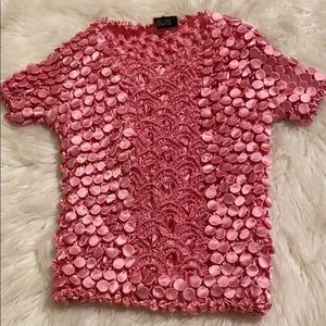 STEPinSTYLE ROSE PINK ACCENTED BLOUSE
